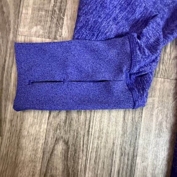 Nike Dri-FIT Running Long Sleeve Shirt Blue Thumbholes Reflective Men’s XL - Picture 3 of 8